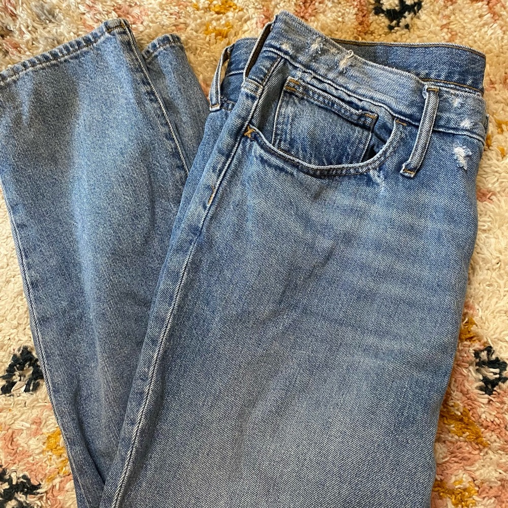 Medium Wash Madewell Mom Jean